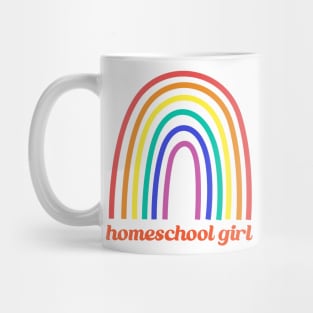 Homeschool Pride Girl Rainbow Mug